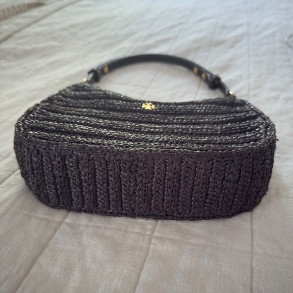 Tory Burch Brown Woven Shoulder Bag - Picture 4 of 5
